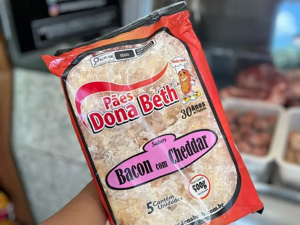 Pão Bacon com Cheddar